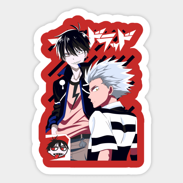 Blood Lad Sticker by artmedia8